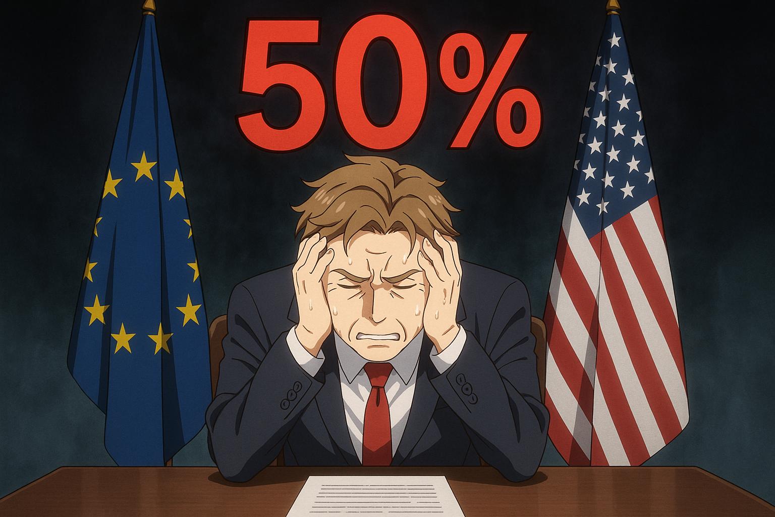US plans 50% tariff on EU imports spark fears of broader economic fallout