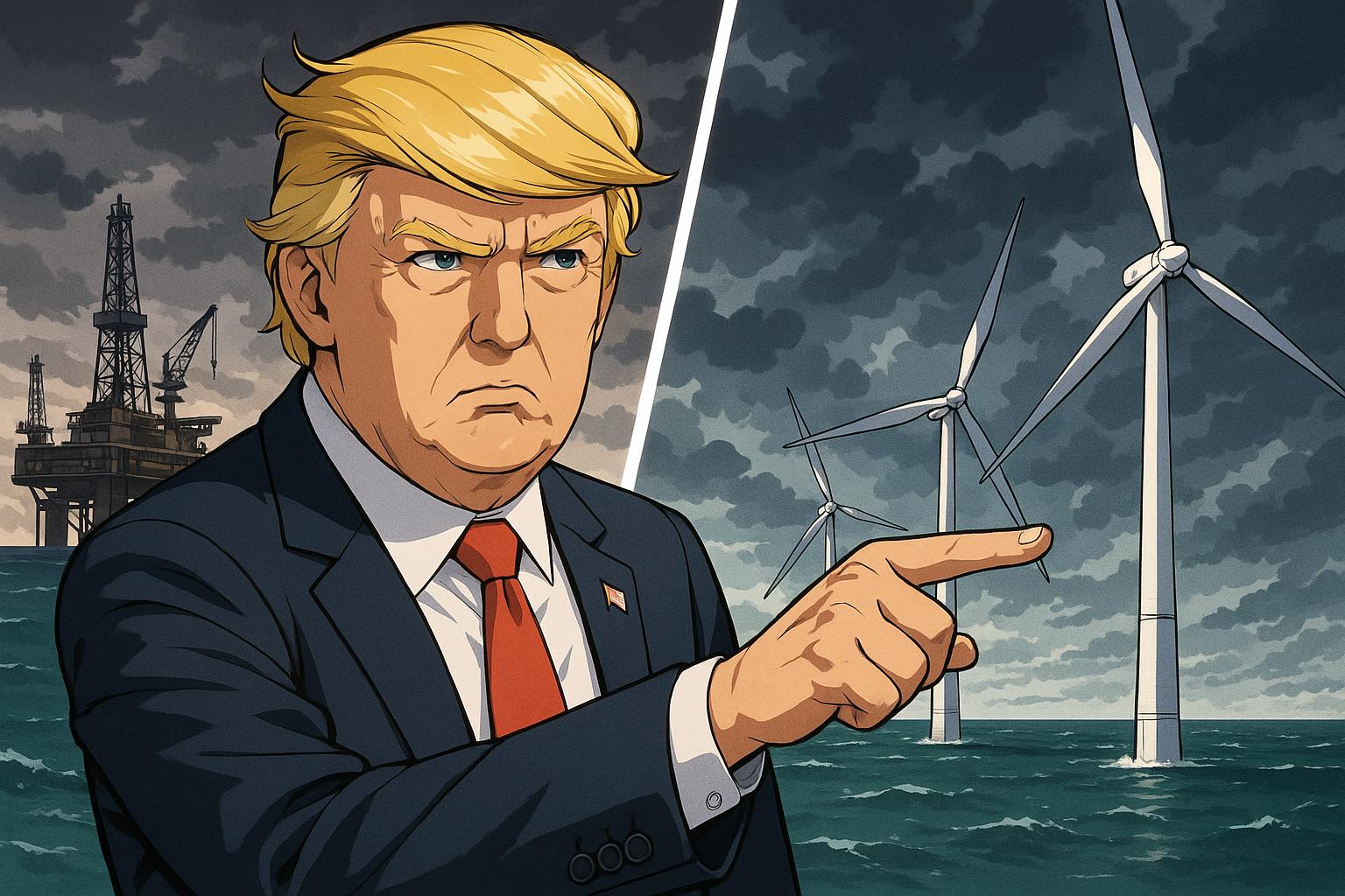 Trump urges UK to drop wind energy and boost North Sea drilling despite Labour's green ambitions