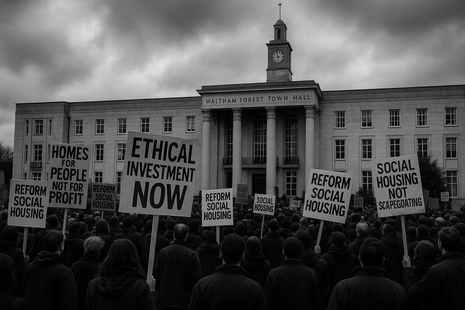 Waltham Forest residents renew protests over council’s weak ethical investment and social housing record