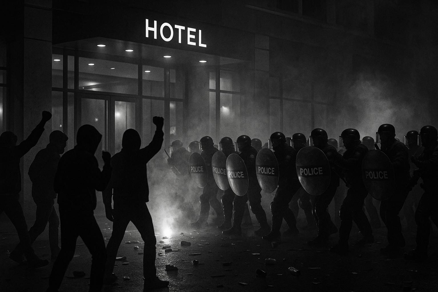 Police prepare for fresh clashes as asylum seeker protests escalate in London and beyond