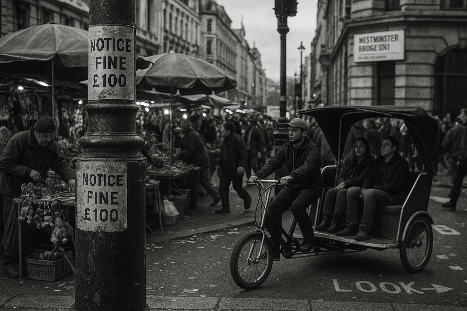 Westminster fines reveal deep regulatory failure over London's illegal pedicabs and street traders