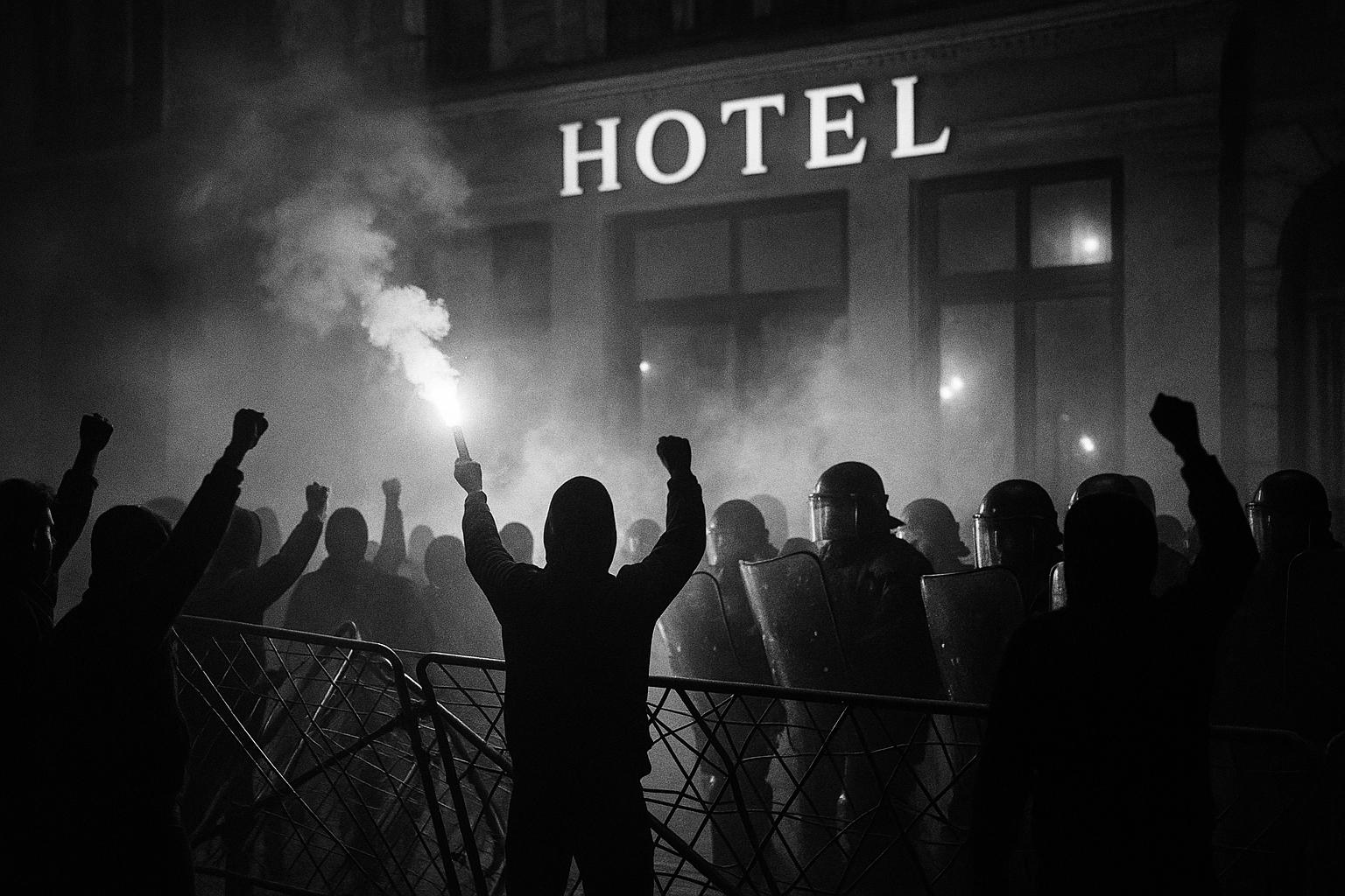 Violent protests at London hotels expose failures of government’s asylum seeker policy