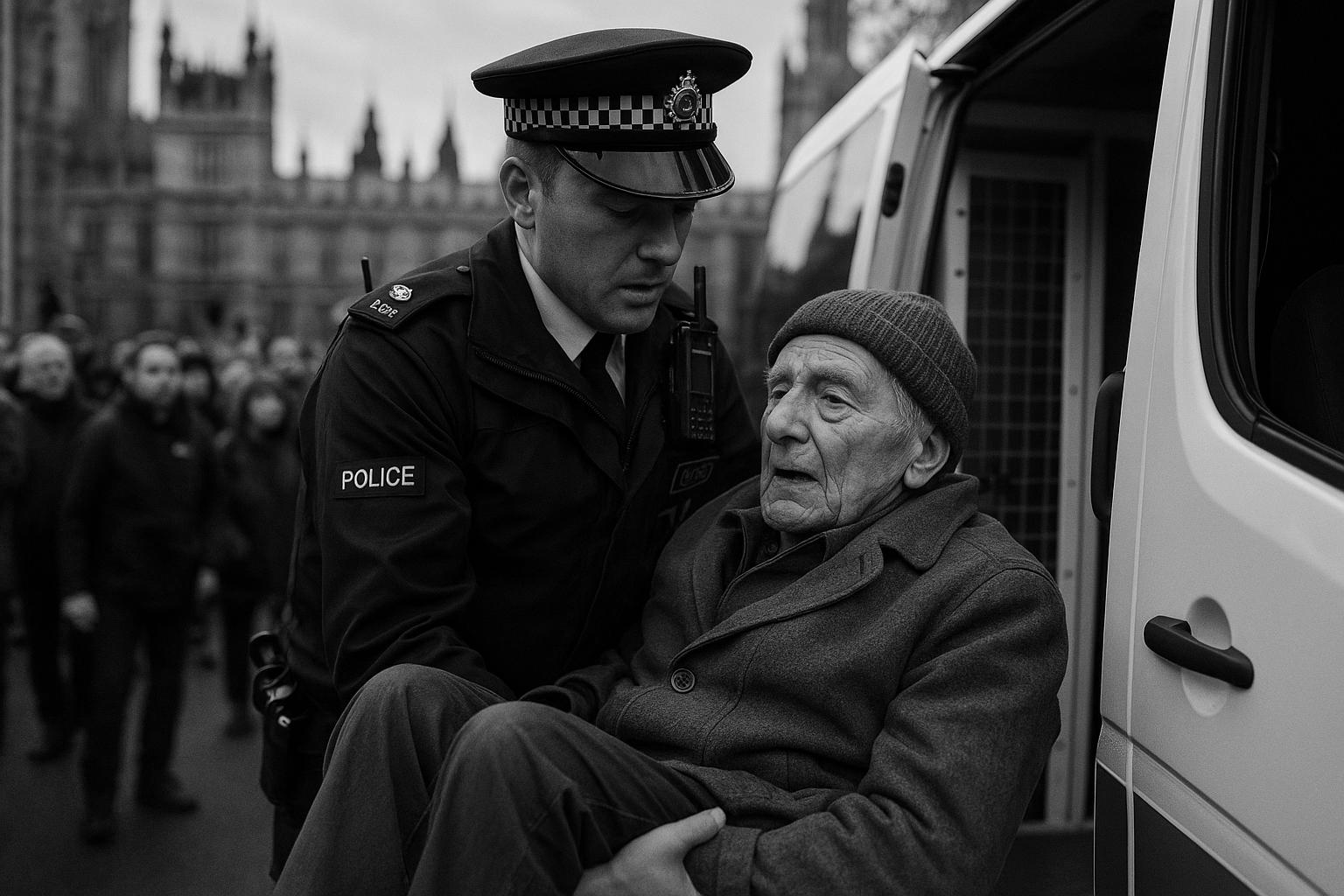 Police use new Terrorism Act powers to detain 200 protesters in Parliament Square