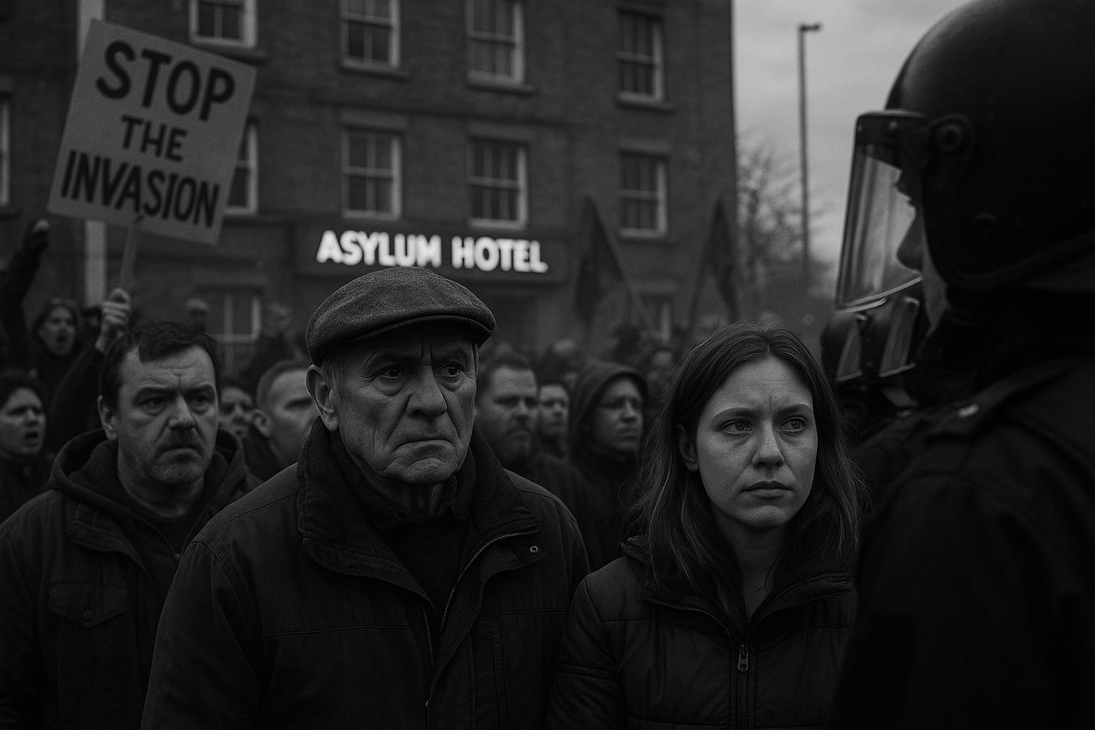UK asylum hotels become battleground amid calls for radical reform and border controls