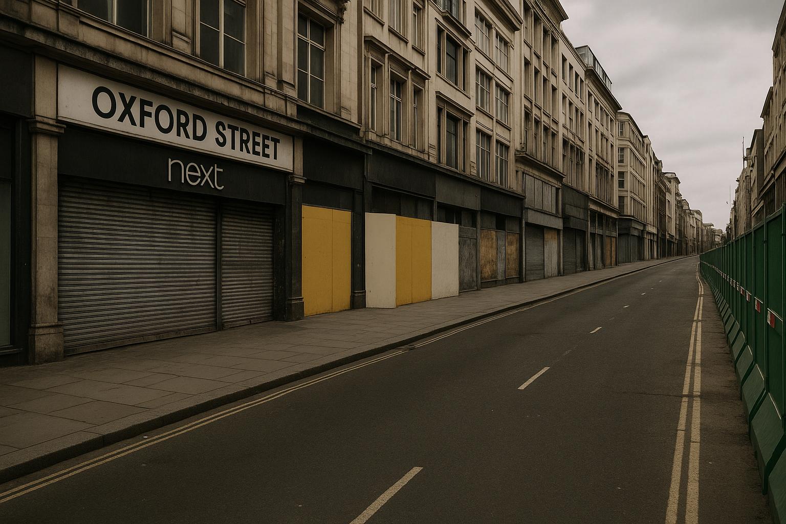 London’s Oxford Street pedestrianisation faces scrutiny amid economic concerns