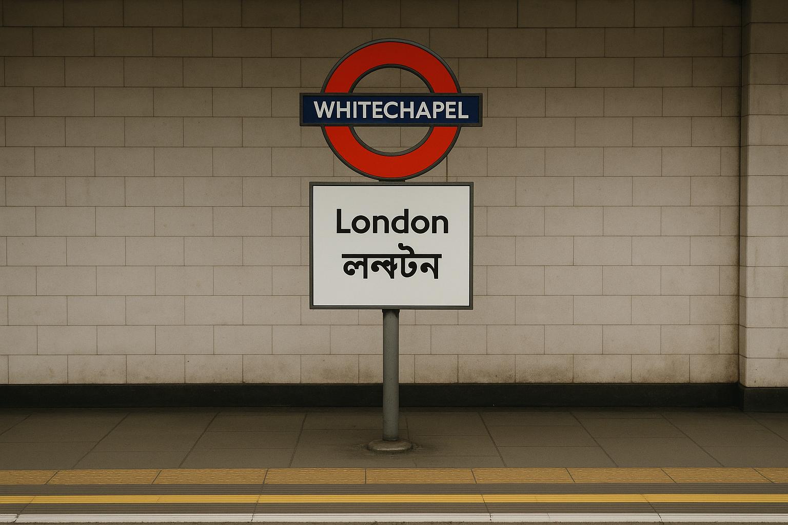 London’s bilingual signage debate highlights deeper tensions over national identity
