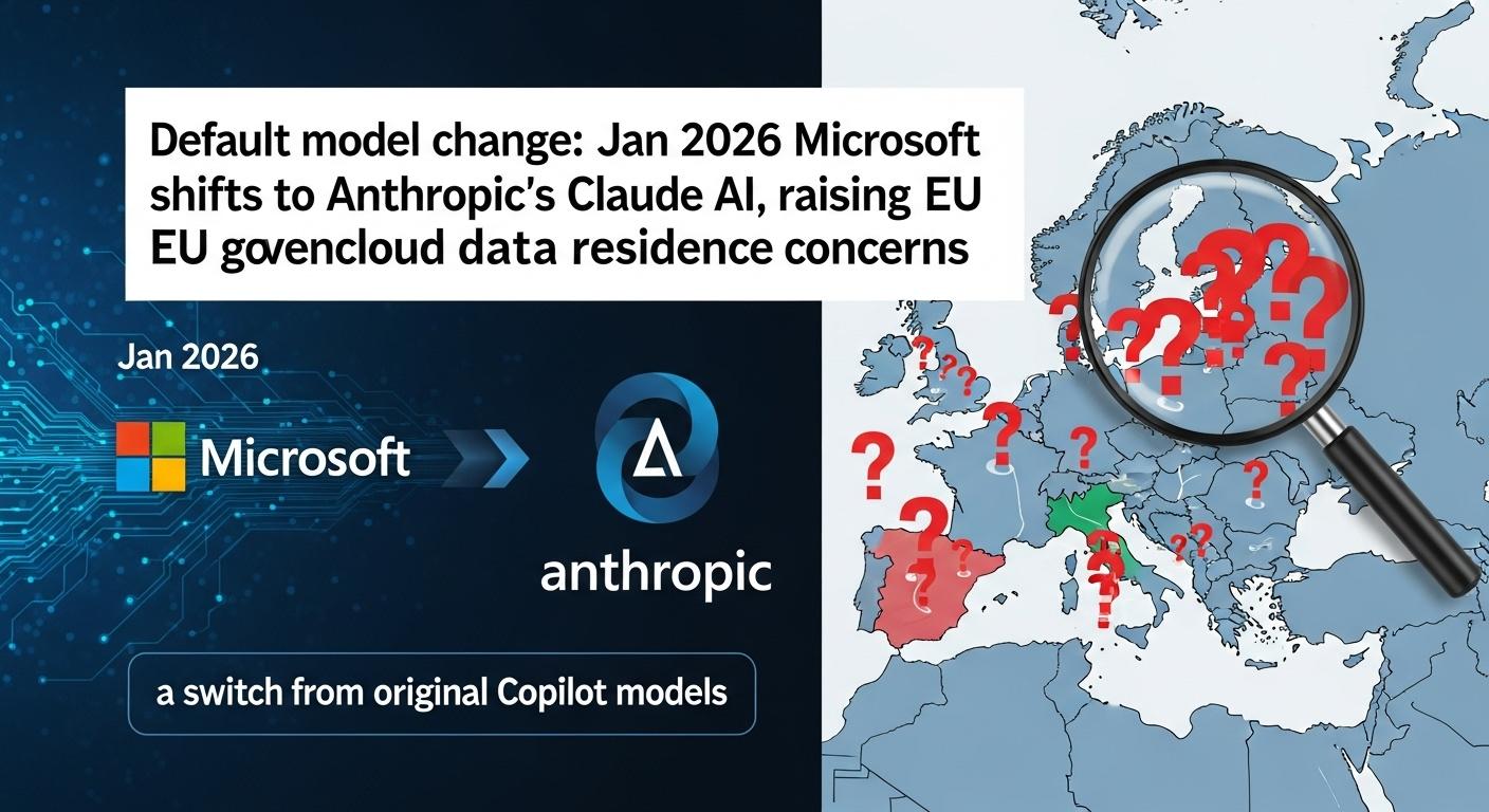Microsoft makes Anthropic’s Claude models default for most Copilot tenants amid privacy concerns