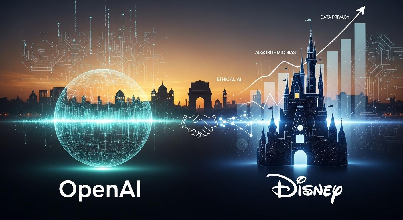 Disney’s billion-dollar OpenAI partnership signals shifting creative AI strategies and cautious regulation in India
