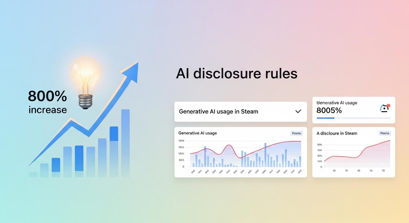 Valve clarifies Steam’s AI disclosure rules amid soaring generative AI use