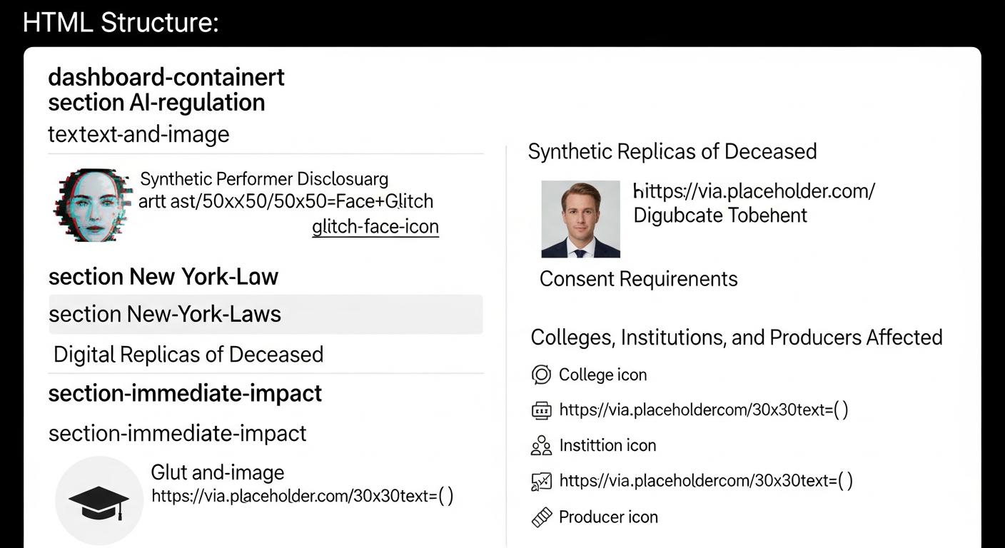 New York tightens AI advertising transparency and posthumous publicity protections with immediate implications for institutions