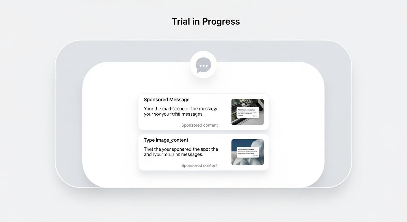 OpenAI tests sponsored messages in ChatGPT amid competitive tensions with Anthropic