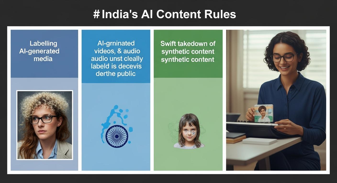 India’s new AI content rules impose rapid labelling and tracing obligations on platforms