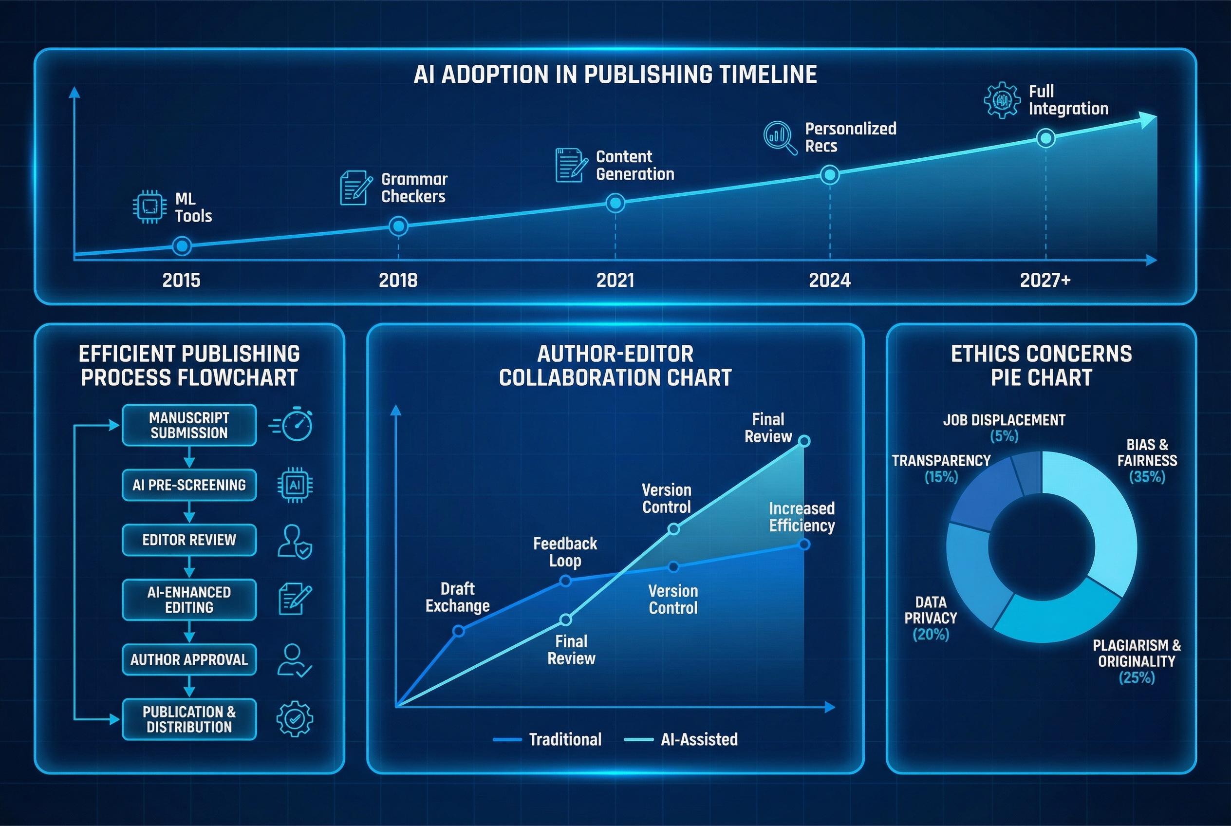 AI disrupts publishing industry with new efficiencies and ethical challenges