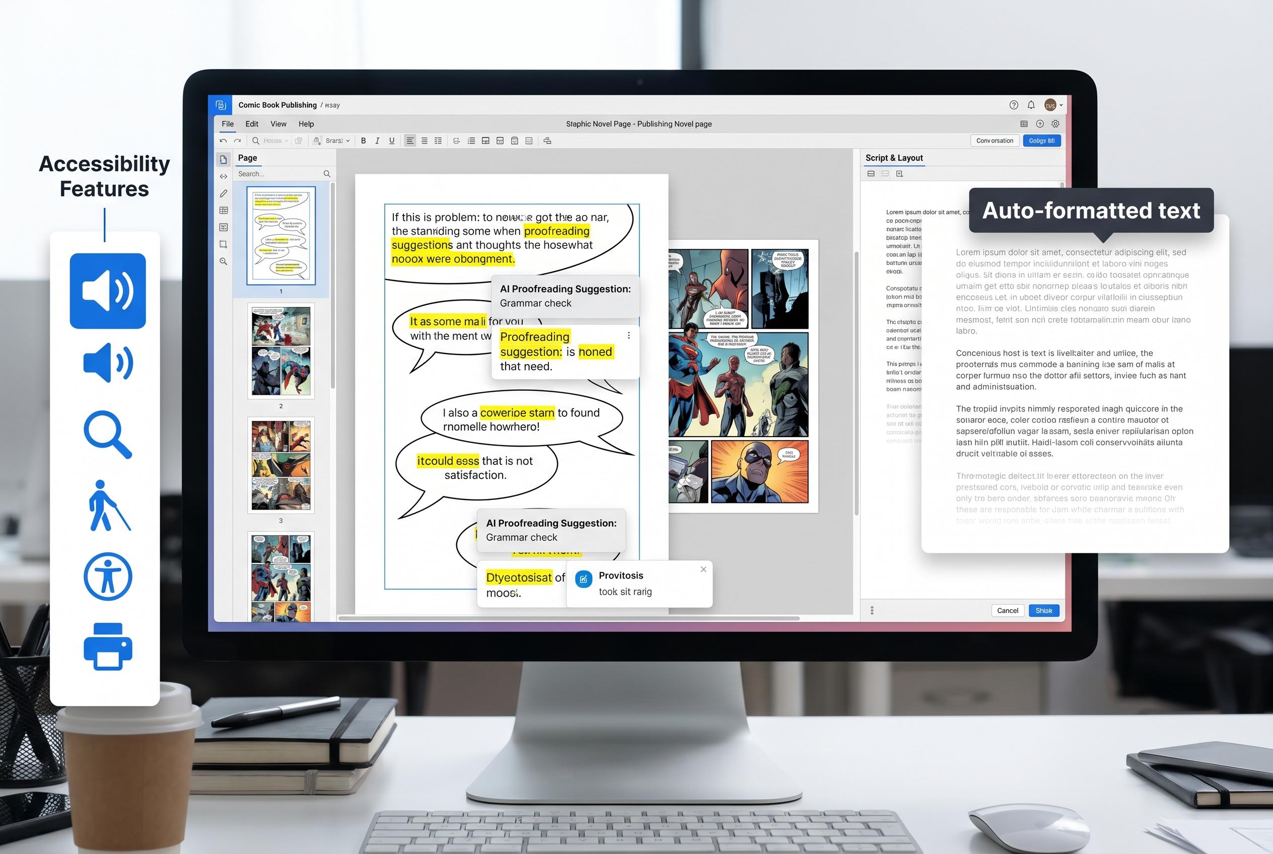 Comic writer highlights pragmatic role of AI in enriching editorial workflows