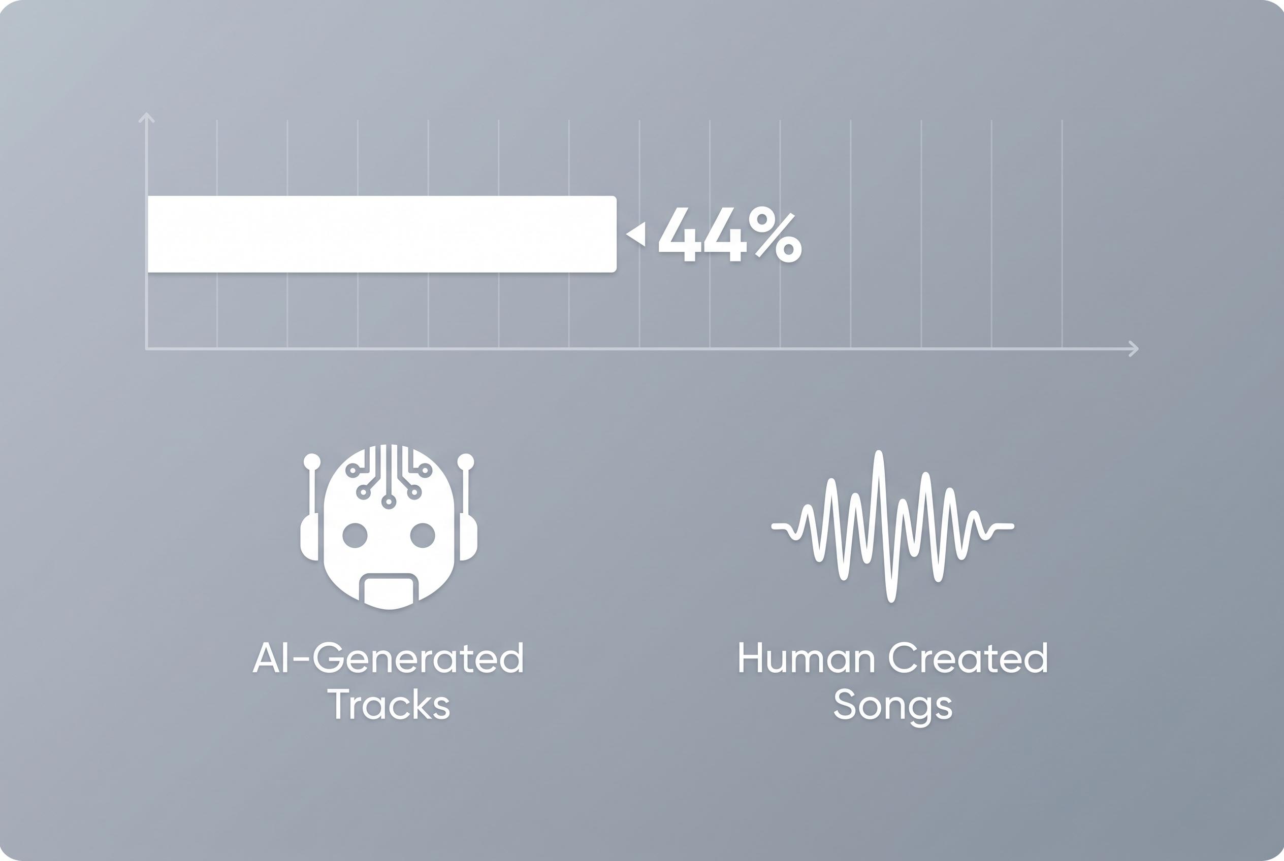 Deezer reveals rapid rise of AI-generated tracks, now nearly half of new uploads