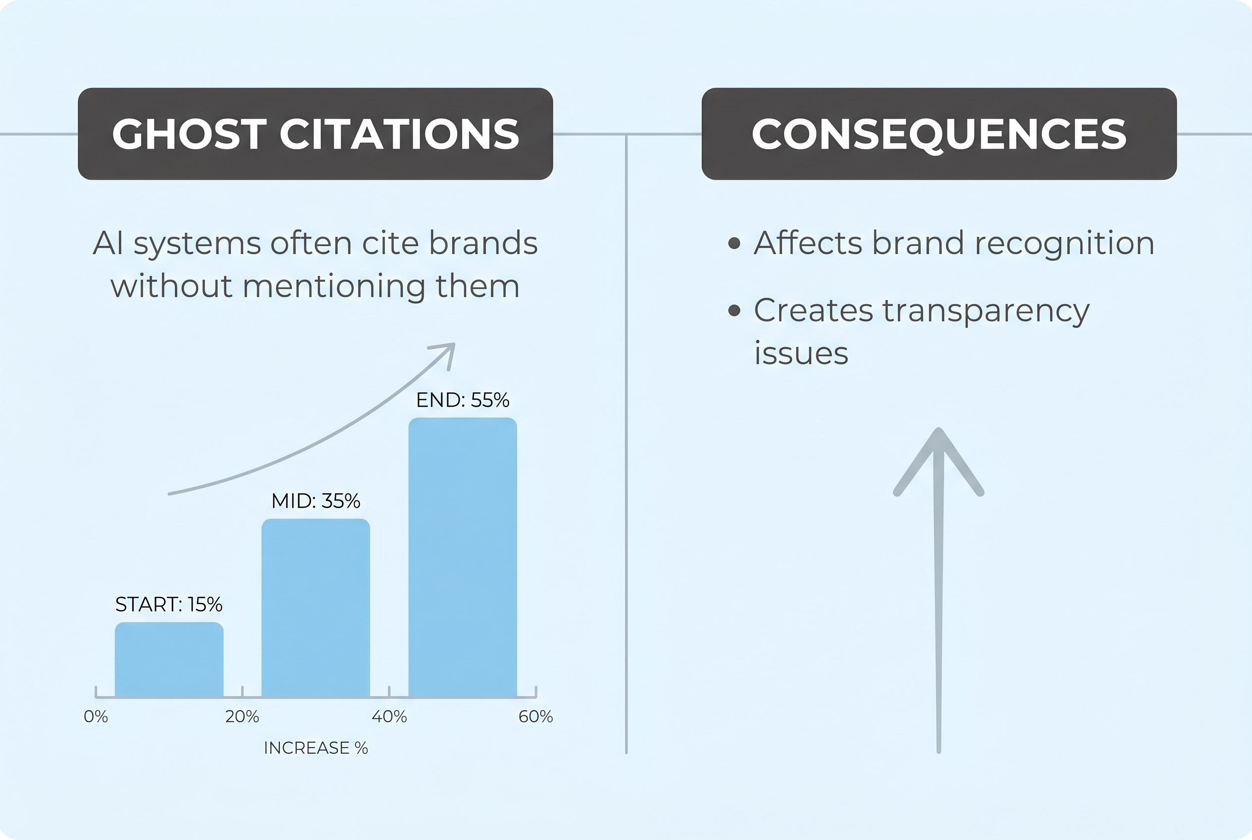 AI systems increasingly produce ‘ghost citations’ by omitting brand mentions despite citing sources