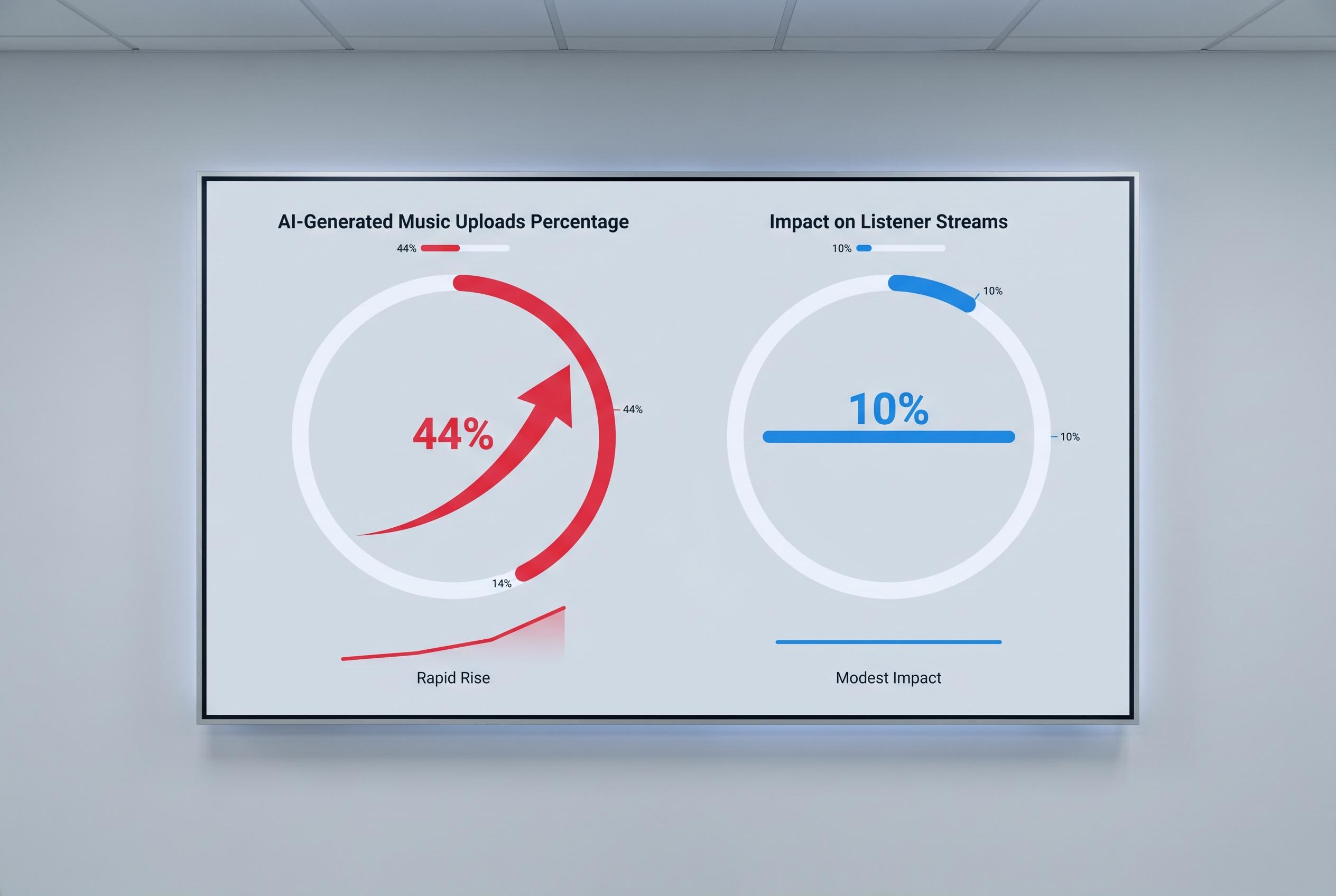 Deezer reports rapid rise in AI-generated music uploads, but limited listener demand