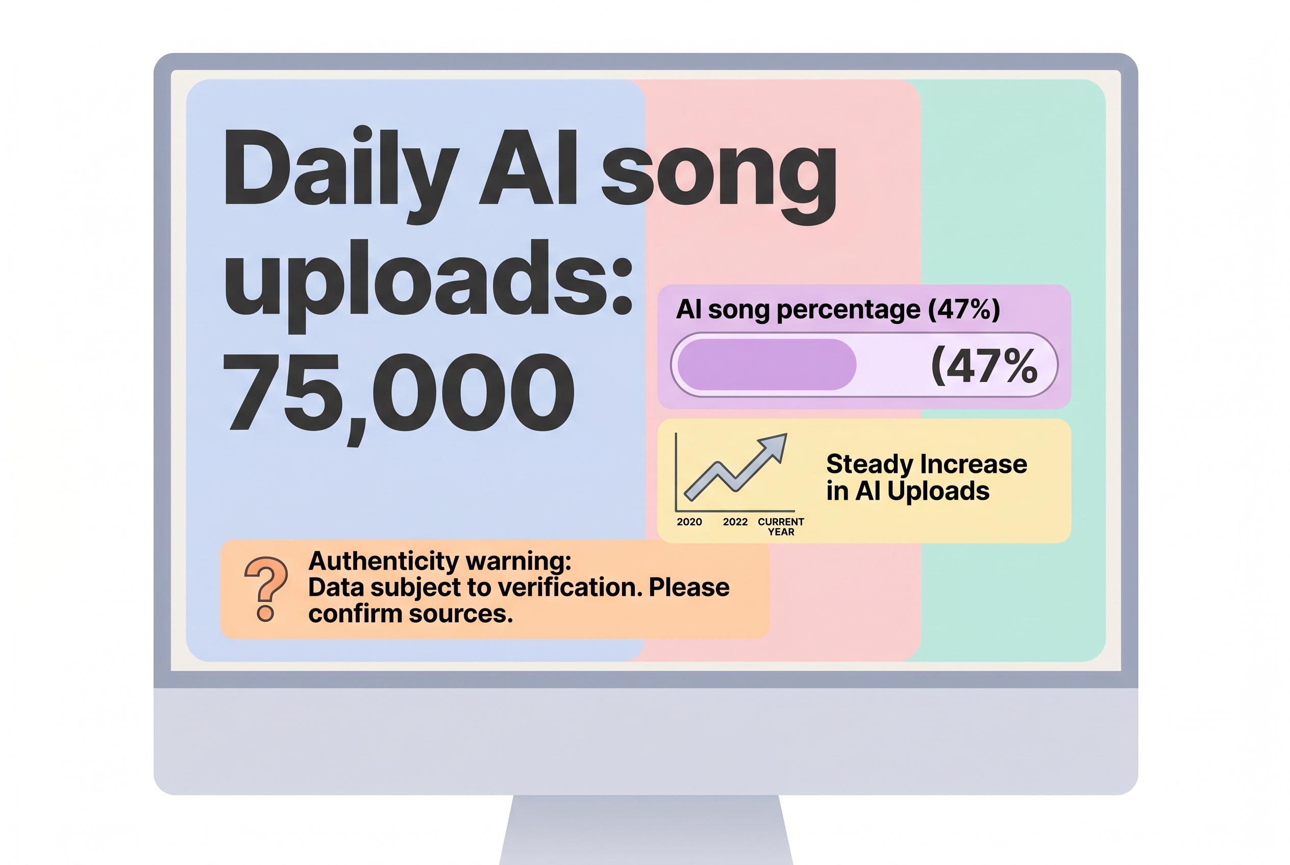 Deezer reveals surge in AI-generated music, now comprising nearly half of uploads but minimal streaming impact