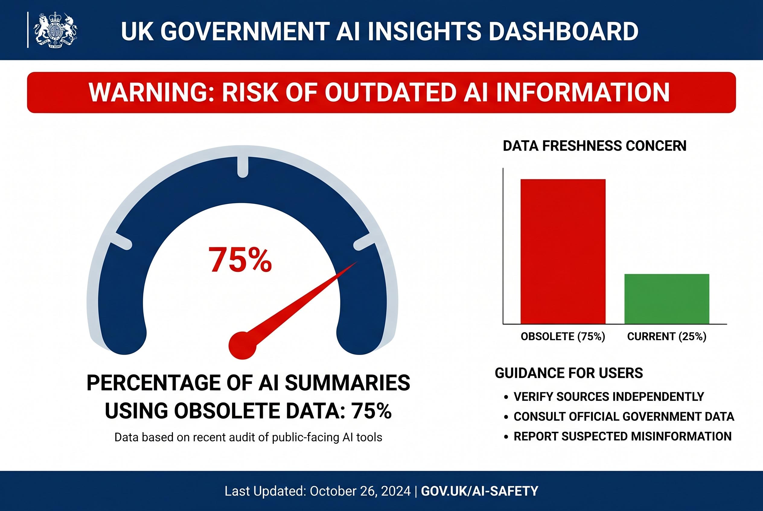 UK government warns AI summaries may mislead by recycling outdated information