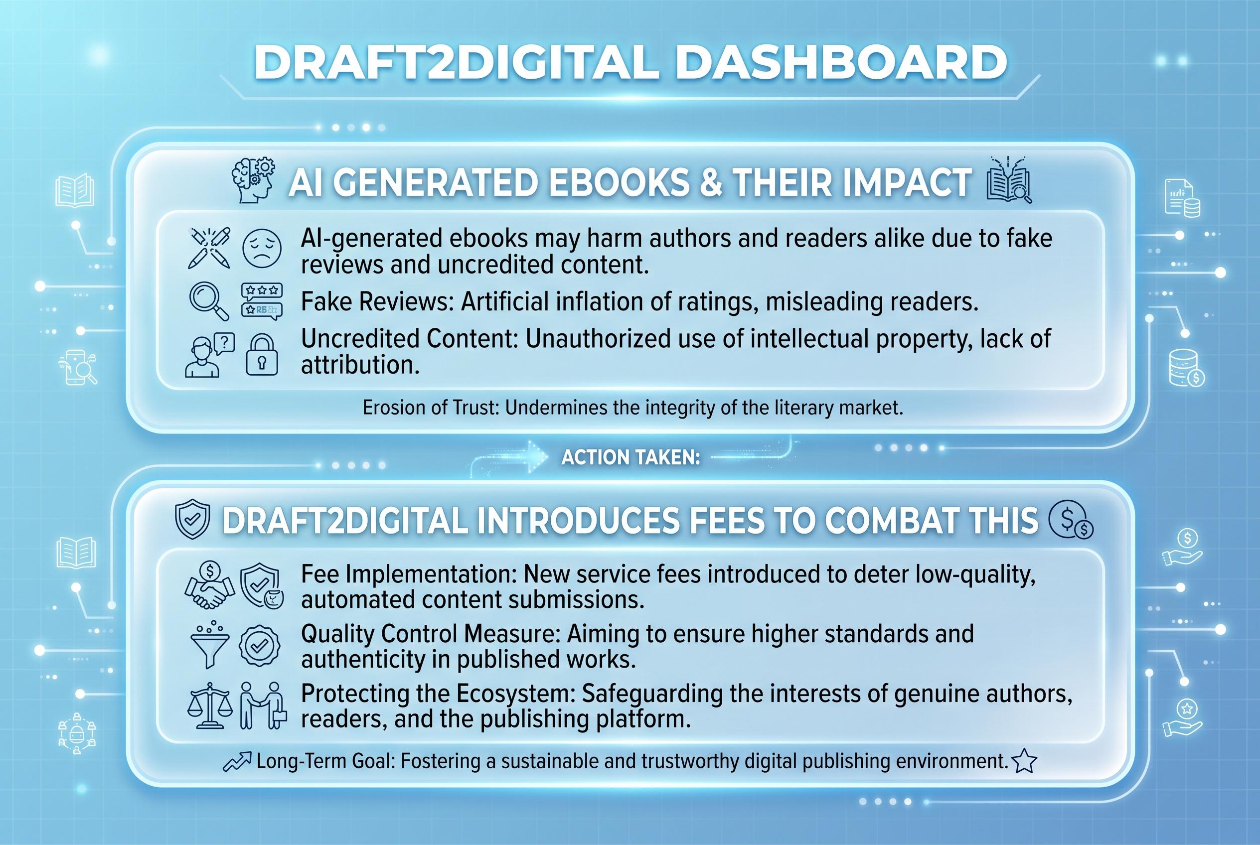 Draft2Digital introduces fees amid efforts to bolster platform integrity and trust