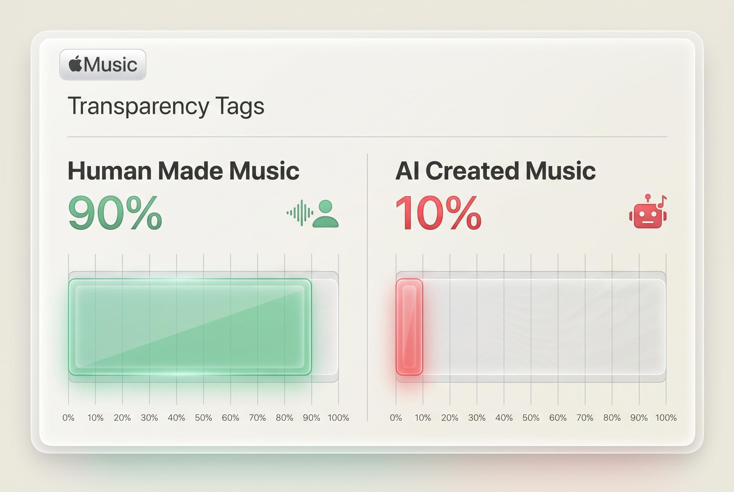 Apple Music urges labels to self-report AI involvement with new transparency system
