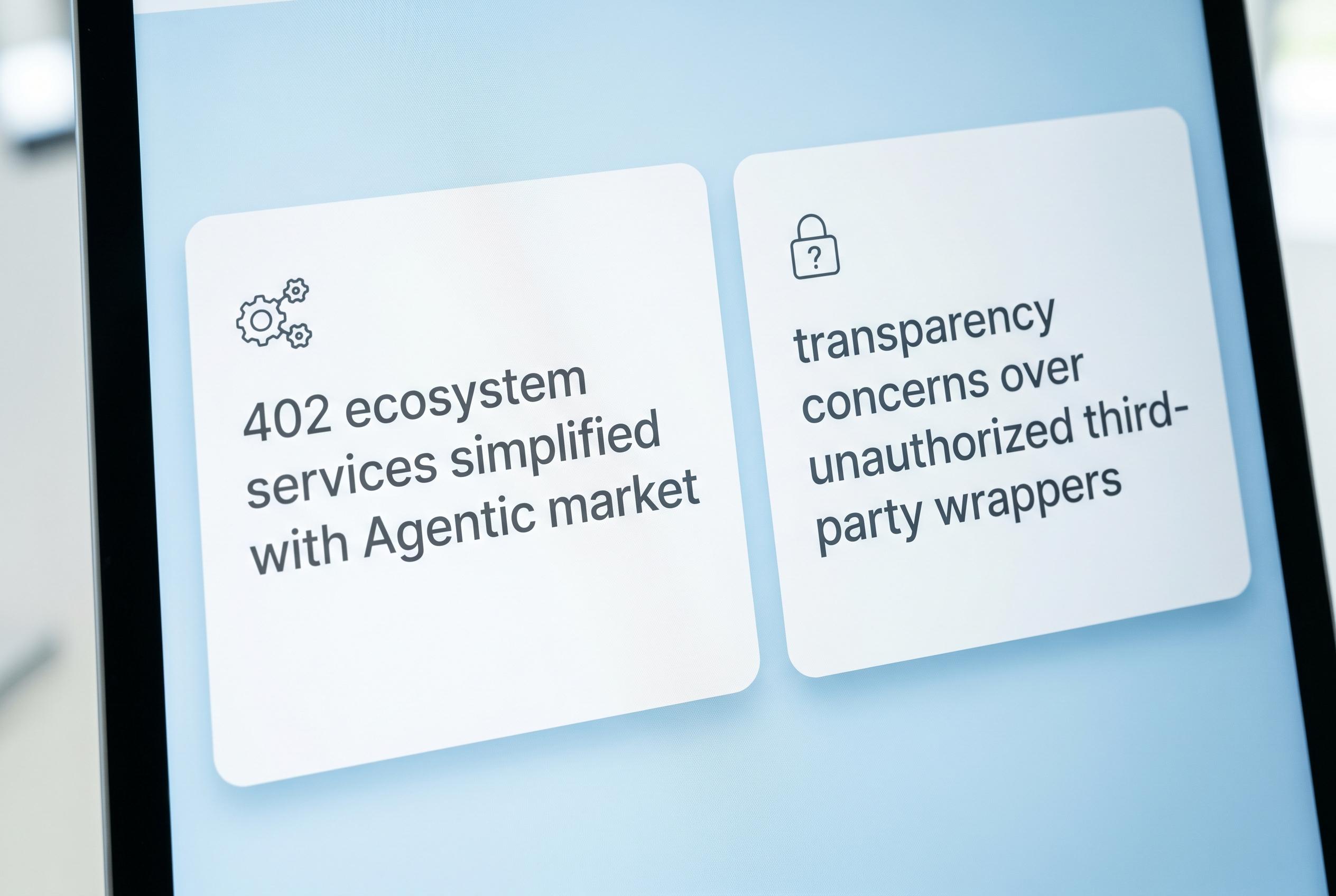 Coinbase’s Agentic.Market faces scrutiny over unauthorised third-party service wrappers