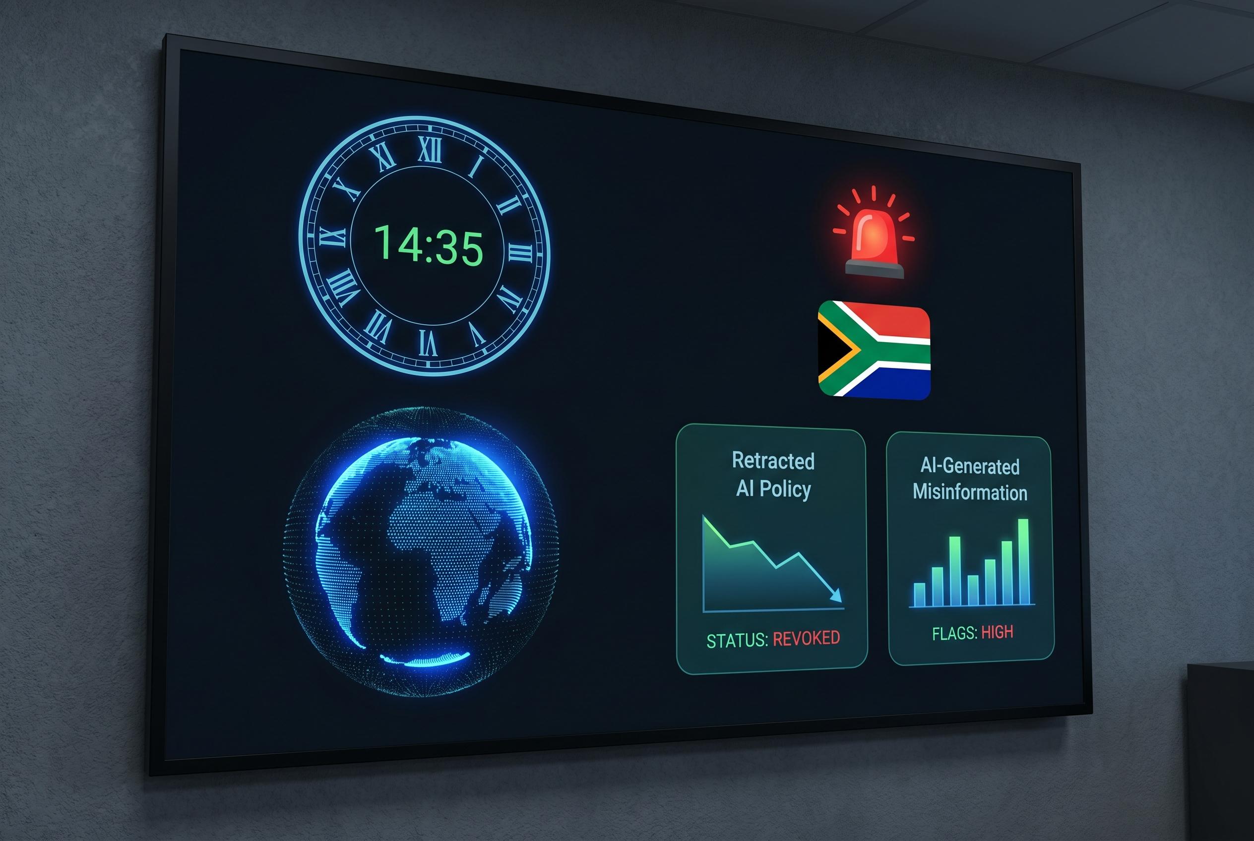 South Africa's AI policy draft retracted over fictitious references, raising public-sector credibility concerns