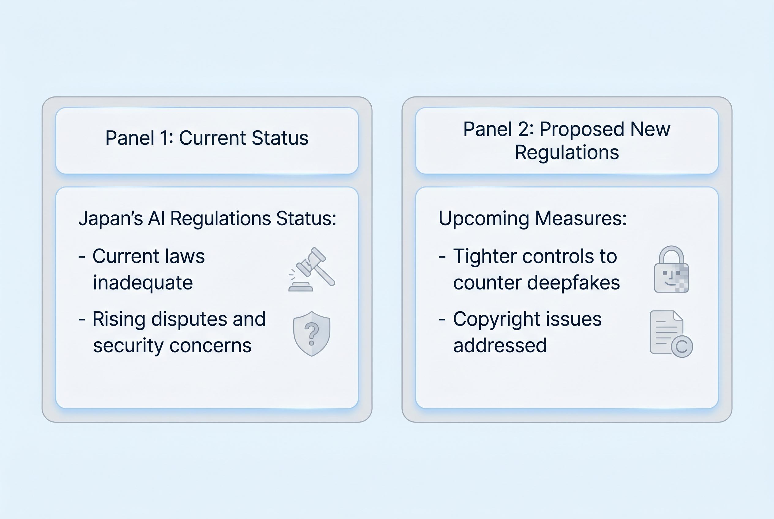 Japan aims to tighten AI regulations amid rising copyright disputes and national security concerns