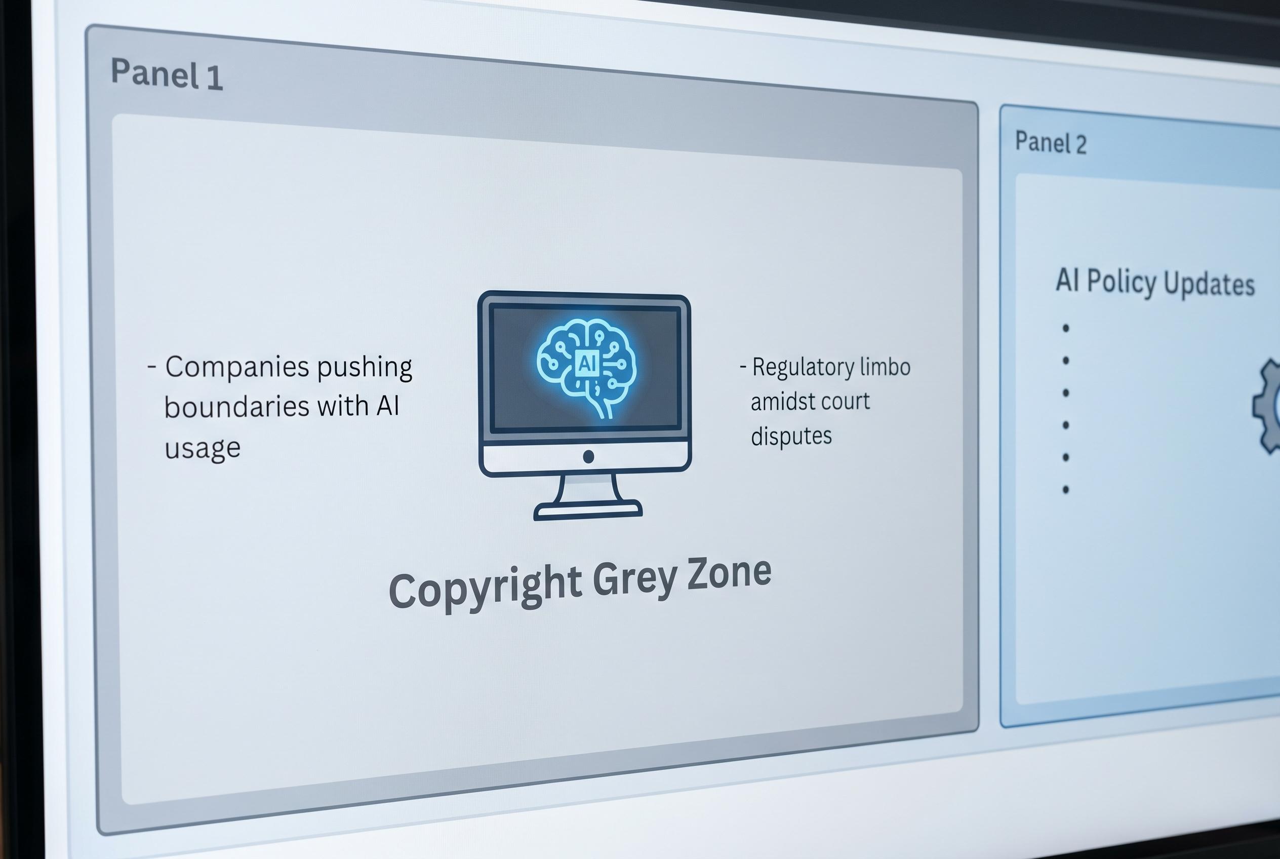 Legal grey zone deepens as AI training on copyrighted work sparks controversy