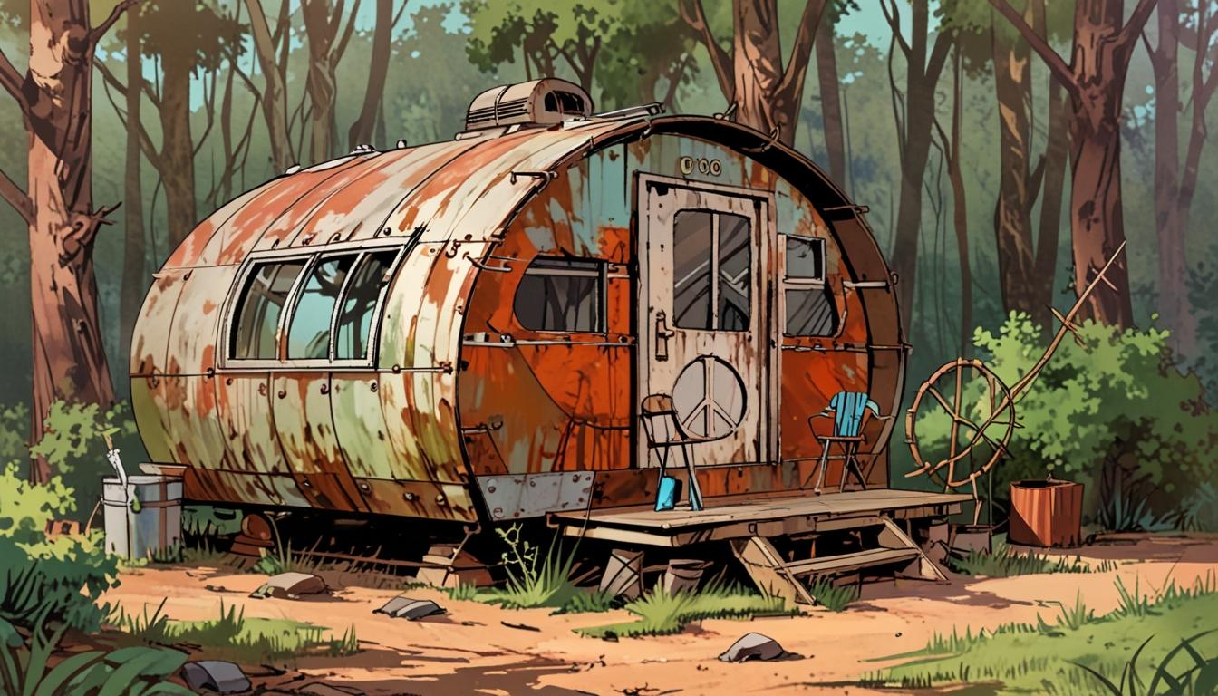 Couple transforms savings into apocalyptic glamping experience in Amersham