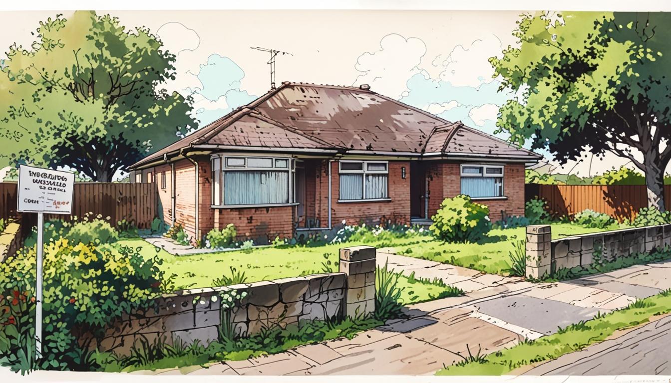 Detached bungalow in Whitfield up for auction with guide price of £180,000 to £200,000