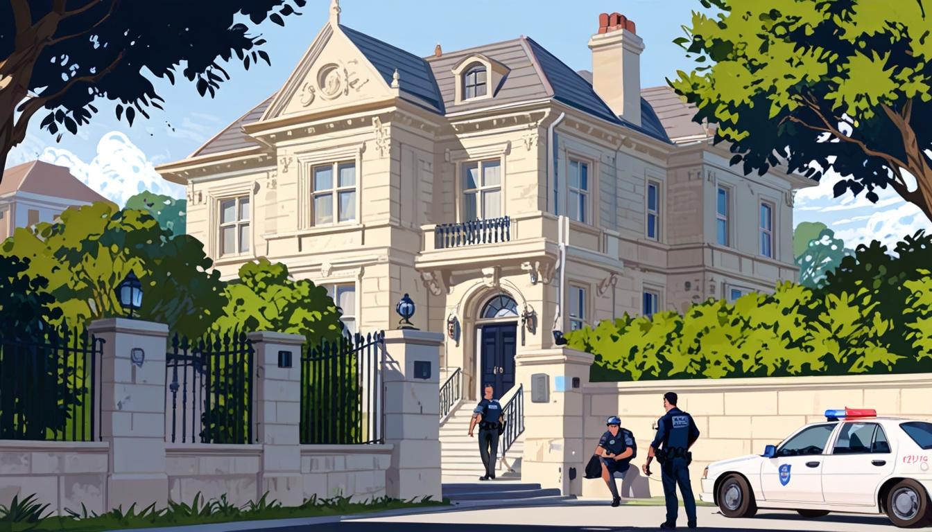 Organised crime detectives raid $27 million Bellevue Hill mansion of Sydney couple in unexplained wealth probe