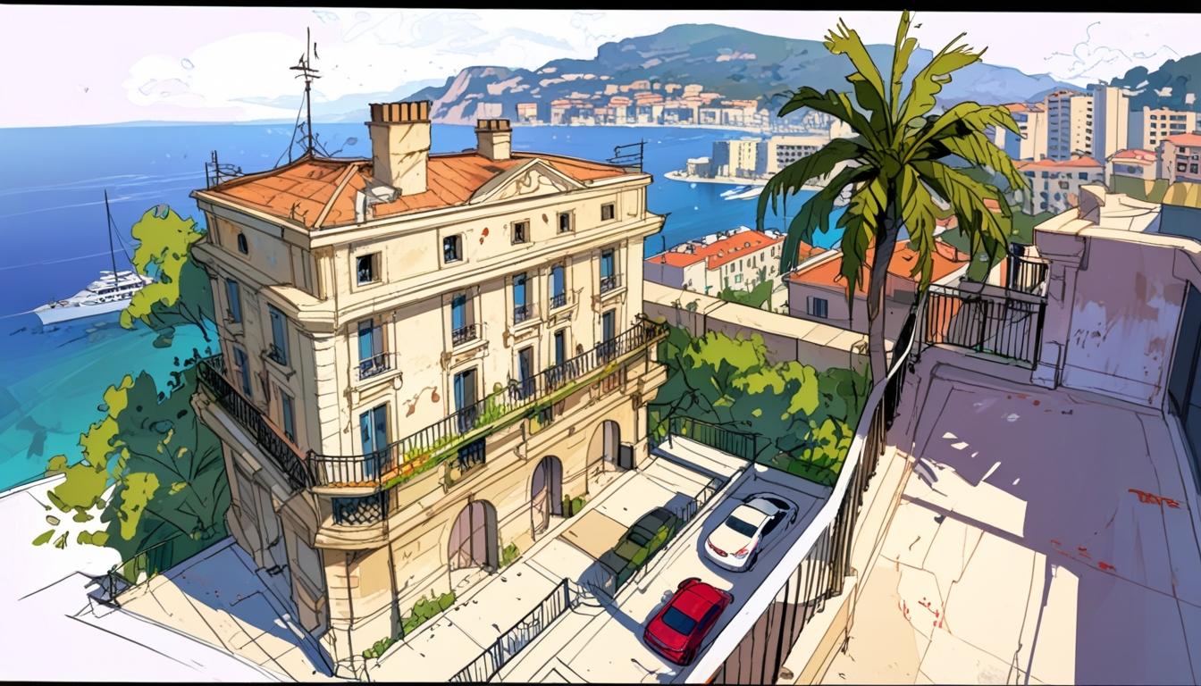 Luxury penthouse in Monaco transformed from graffiti-covered wreck to high-end home