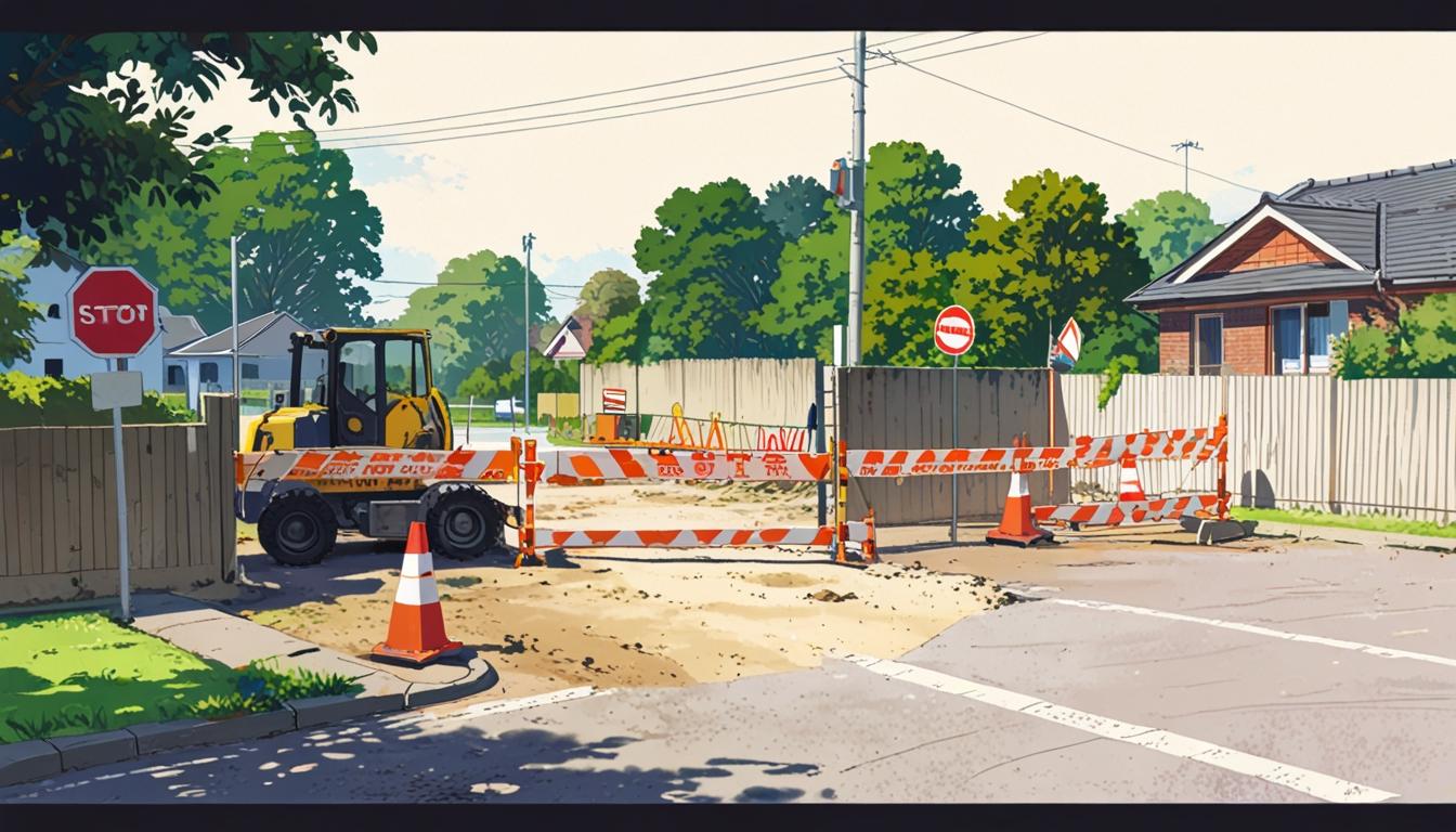 Construction work halted at Brascote Park after council issues Temporary Stop Notice