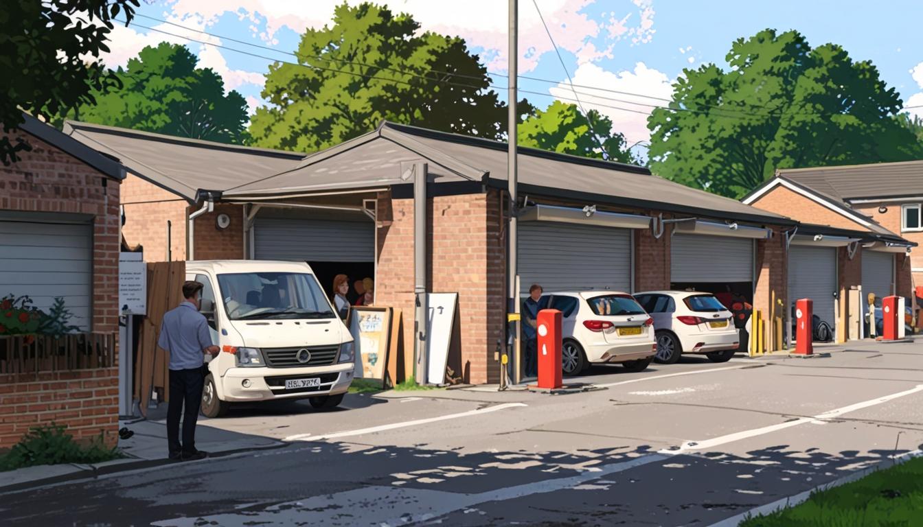 Auction of 18 lock-up garages in Merthyr Tydfil draws £54,500 after intensive bidding