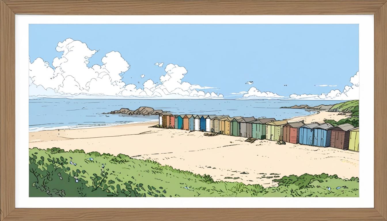 Small patch of Porth Mawr beach put up for £100,000 amid soaring hut prices