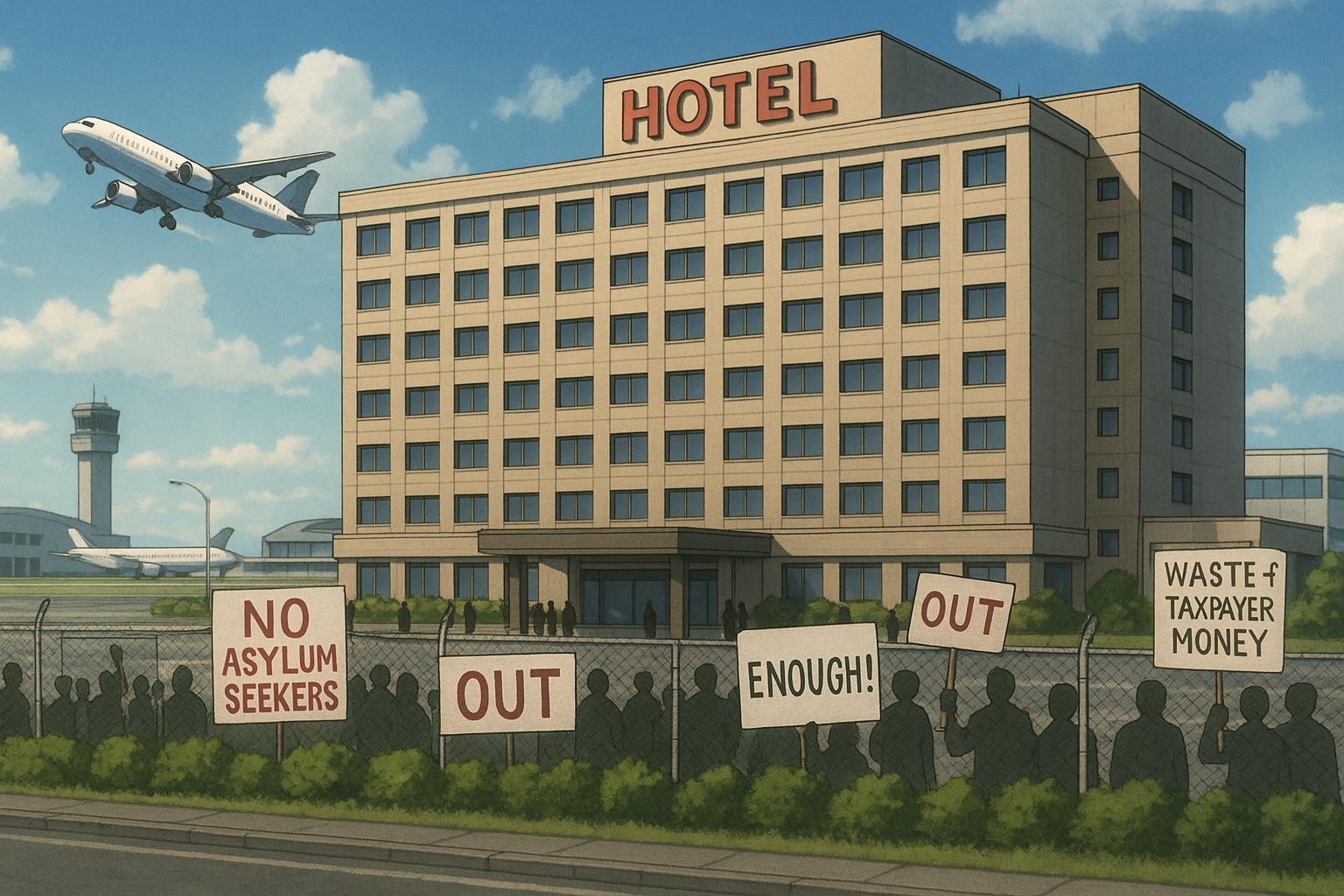 Two West Drayton hotels earn over £100 million hosting asylum seekers amid local tensions