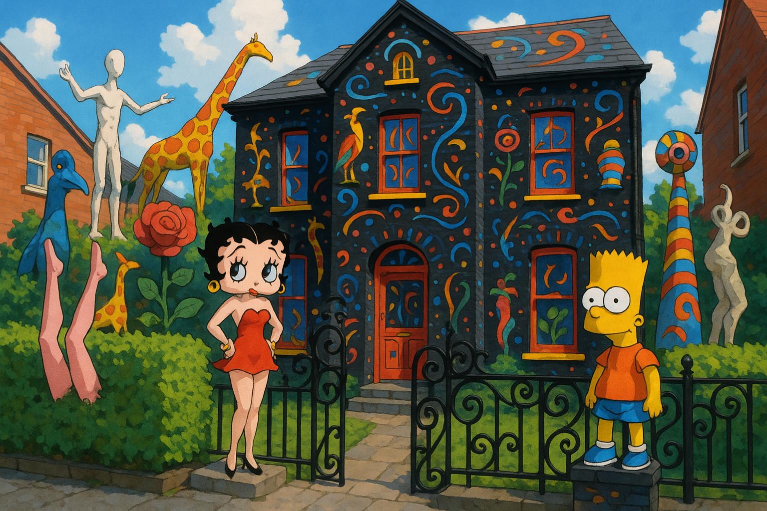 Belfast’s eccentric art home sparks record online interest at £119,950