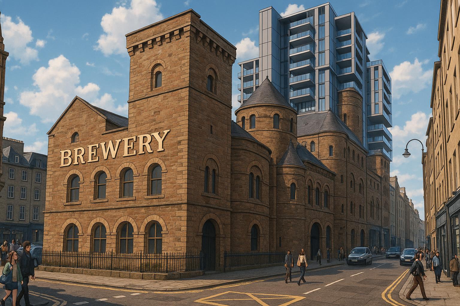 Edinburgh faces debate over partial demolition of Caledonian Brewery for new homes
