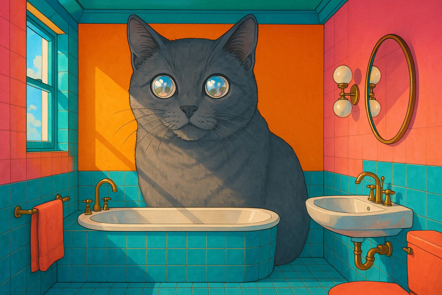 Unique £258,000 Clackmannanshire home wins hearts with eight-foot cat mural and mirrored eyes