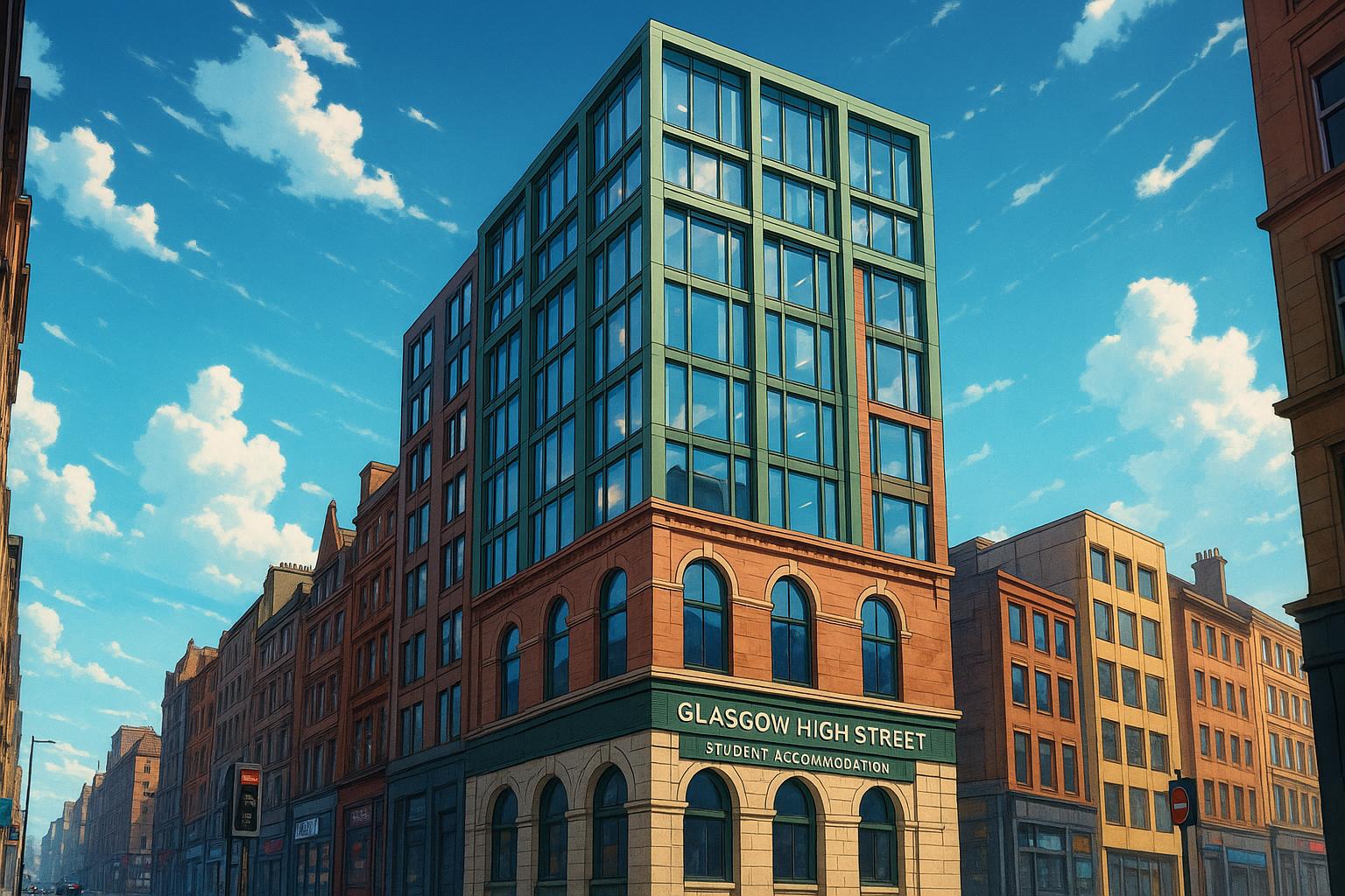 Glasgow plans 437-bed student complex on historic Old College Bar site
