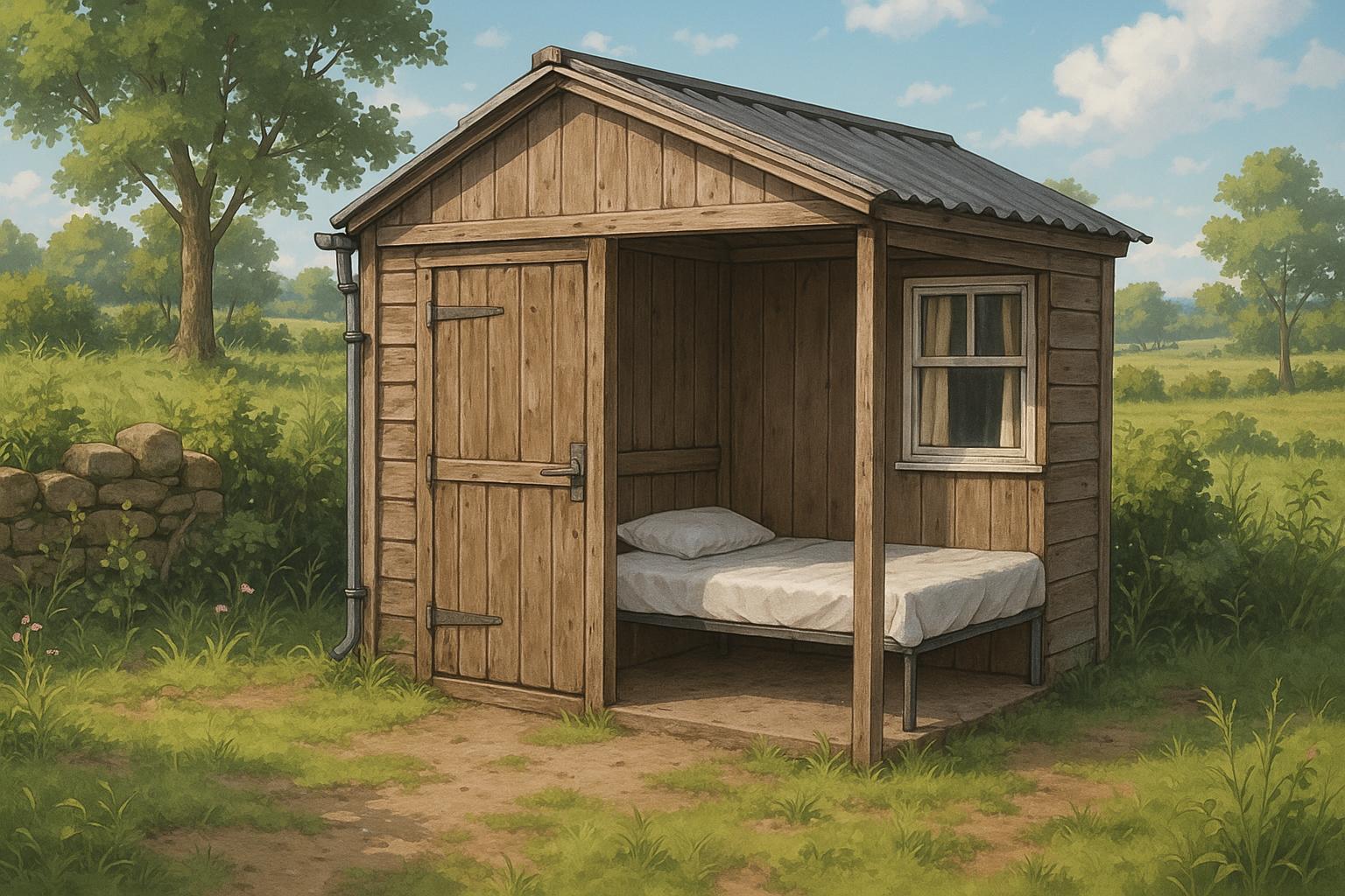 York garden shed stay highlights extremes of UK’s budget Airbnb market
