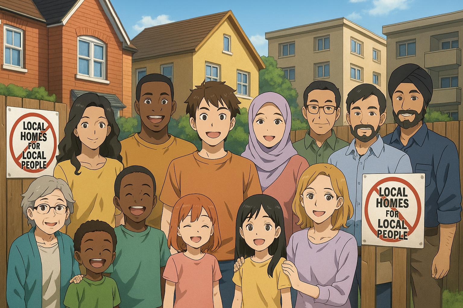 Controversial 'local homes for local people' posters condemn housing crisis politics in south Belfast