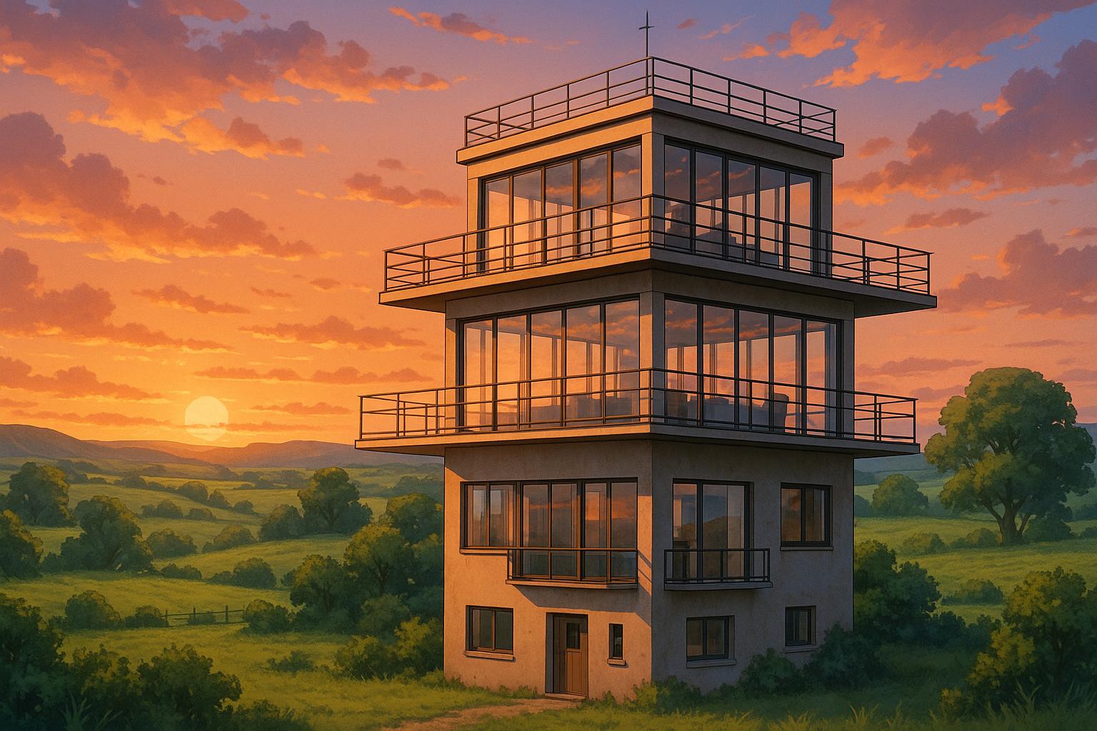 Second World War control tower near Perth transformed into luxury family home