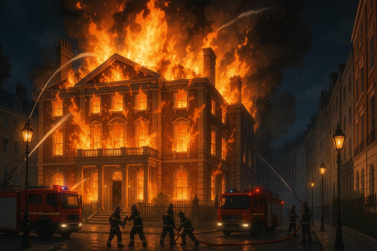 Fire destroys £4.5m Grade II-listed mansion nearing completion on Barnet’s Millionaires’ Row