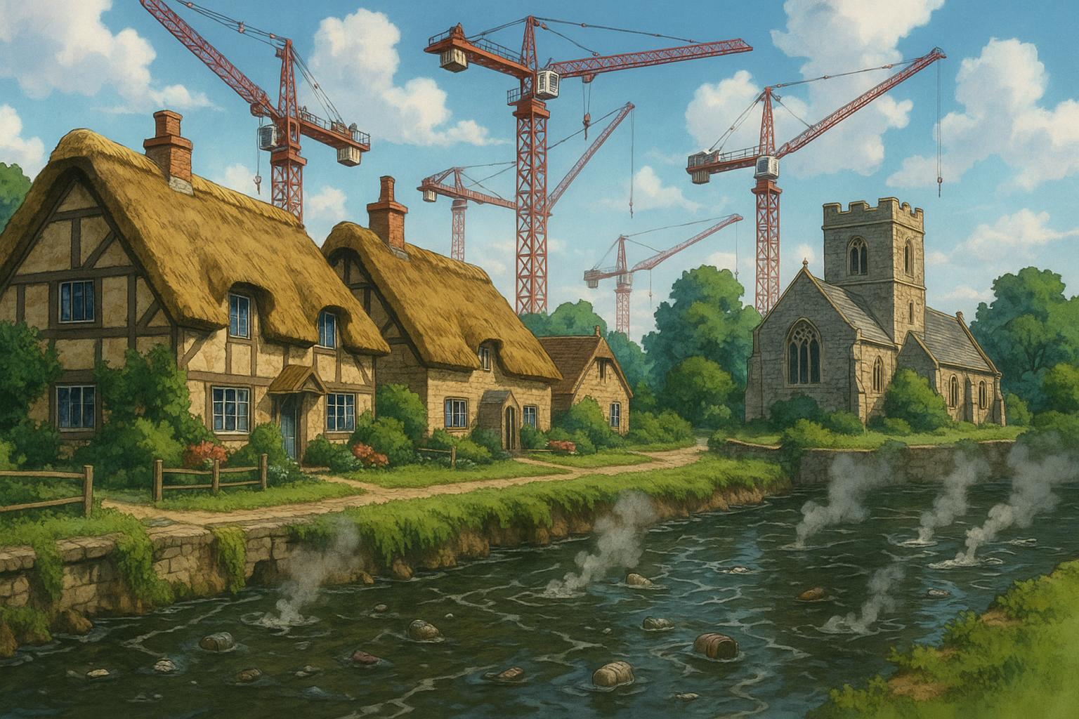 Maids Moreton housing plans spark sewage crisis fears amid nationwide infrastructure strain