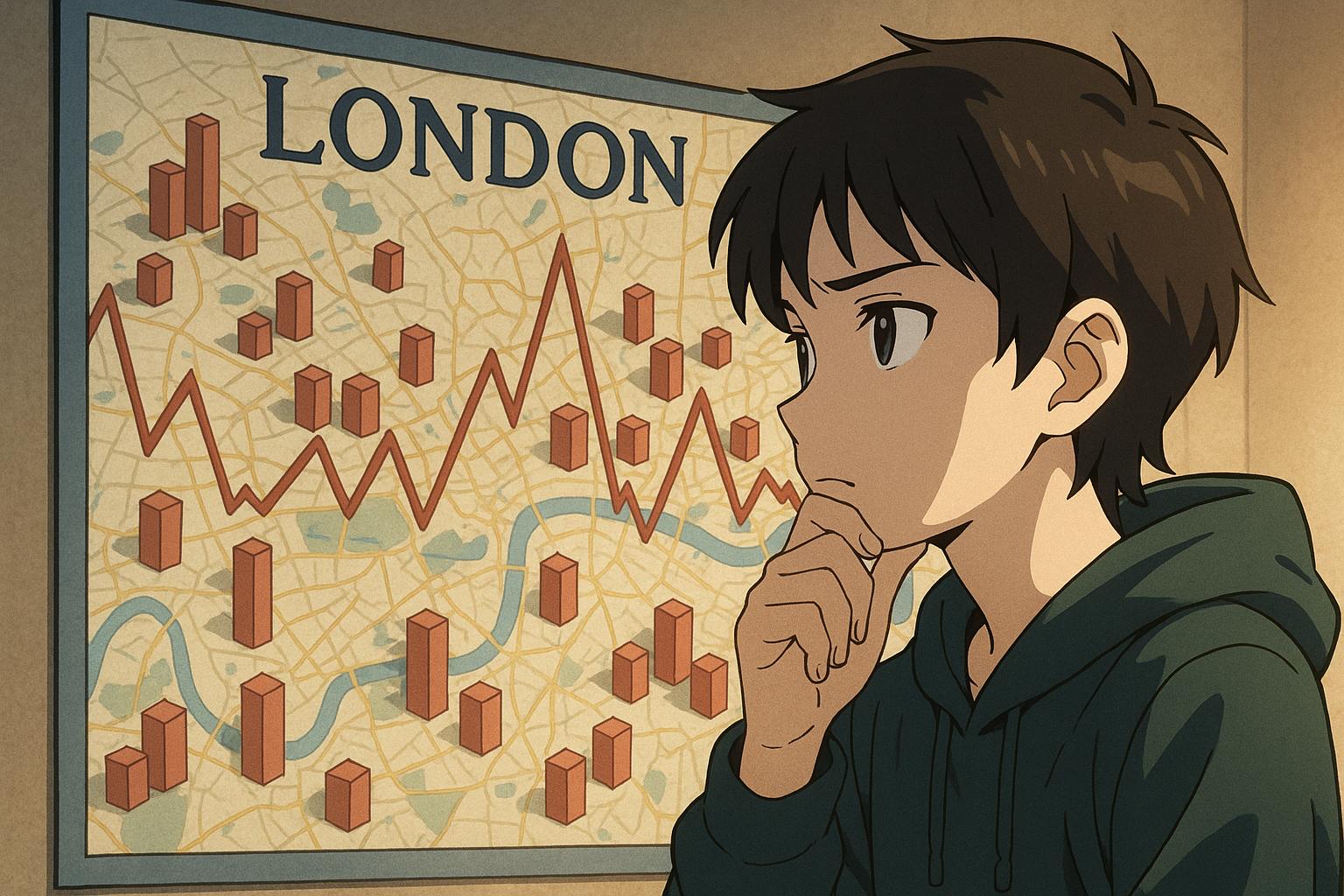 London property market shows stark contrasts as some boroughs soar while central areas decline