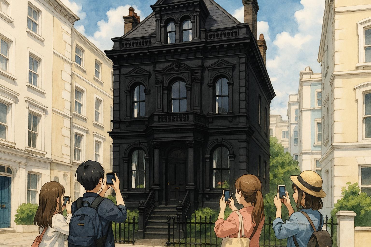 Notting Hill residents paint houses black to deter social media tourists