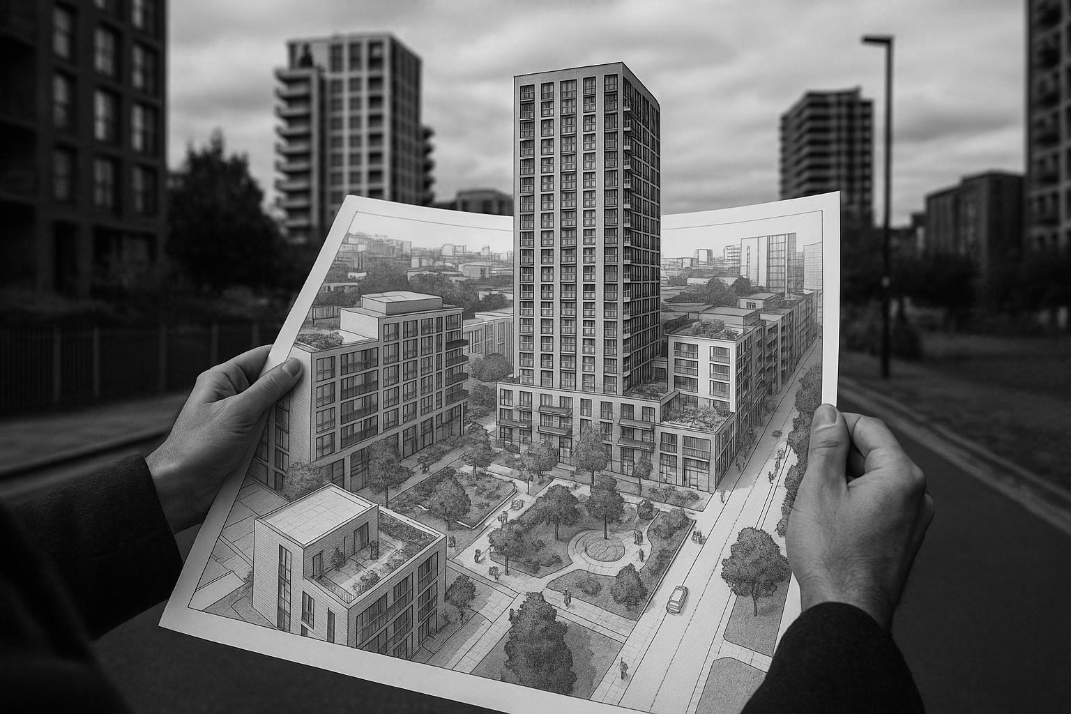 Squire & Partners propose 996-home community hub with affordable and co-living spaces on Isle of Dogs
