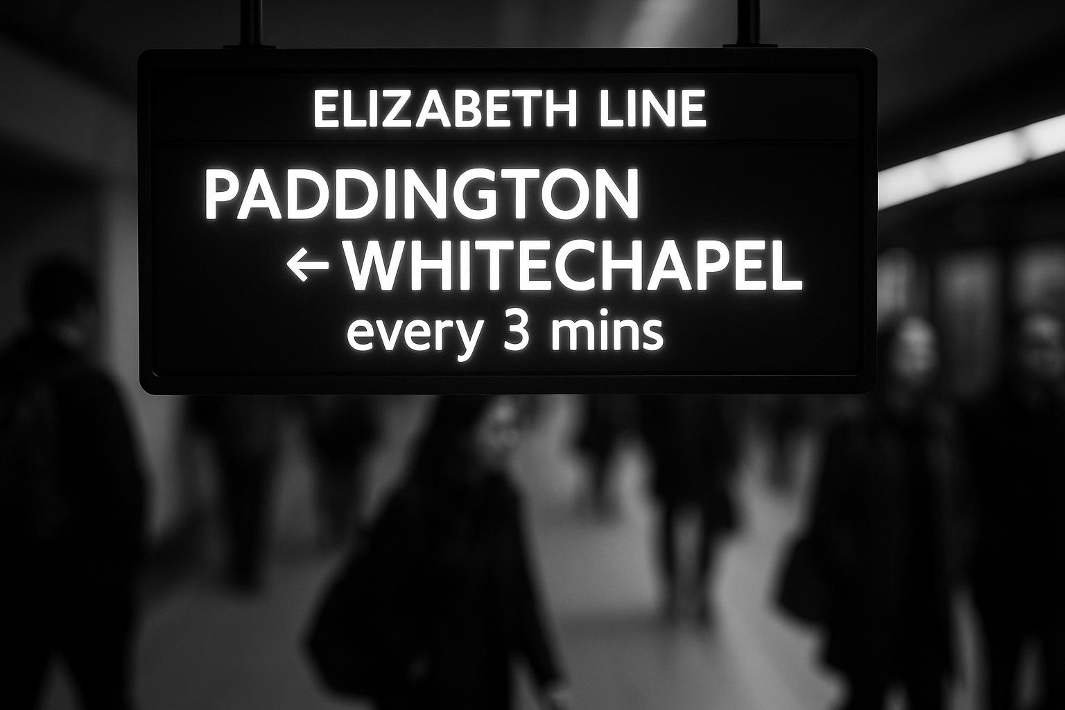 Elizabeth line to run every three minutes off‑peak — a test case for Crossrail‑style projects outside London
